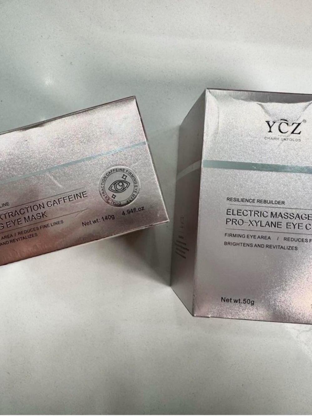 Electric Massage Pro-Xylane Eye Cream - Silver